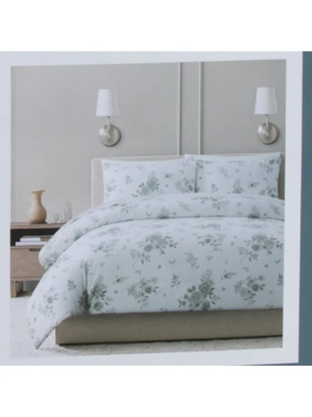 THE FARMHOUSE BY RACHEL ASHWELL floral textured comforter set
